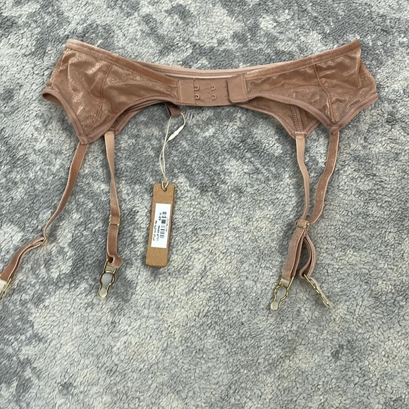 NWT SKIMS Glissenette Garter Belt in Sienna Sz XS - Picture 6 of 7